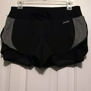 Black/Gray Athletic Shorts
